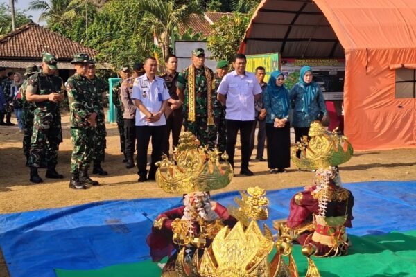 Kunjungan Tim Wasev Mabesad di Lampung Utara