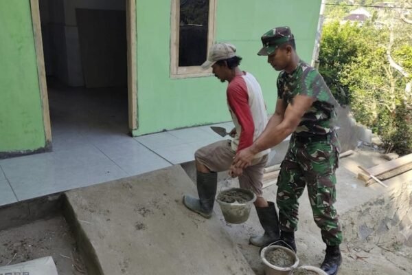 Satgas TMMD Ke-129 Kodim 0410/KBL Pacu Pembangunan di Pinang Jaya, Kolonel Arm Roni Hermawan: Setiap Jengkal Pekerjaan Adalah Bukti Pengabdian TNI untuk Rakyat