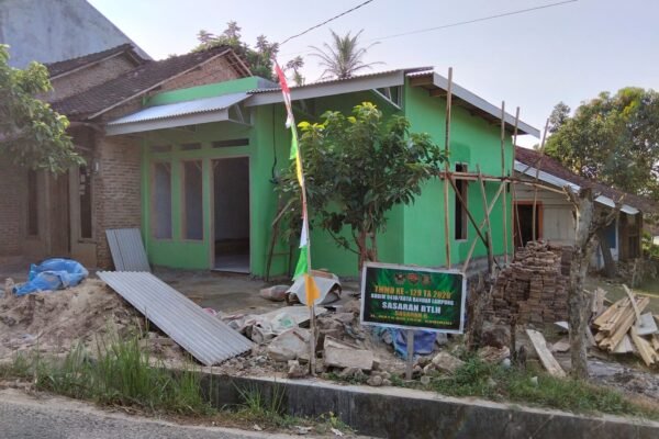 Rumah Impian Mulai Terwujud, RTLH Siswanto Memasuki Tahap Penyempurnaan