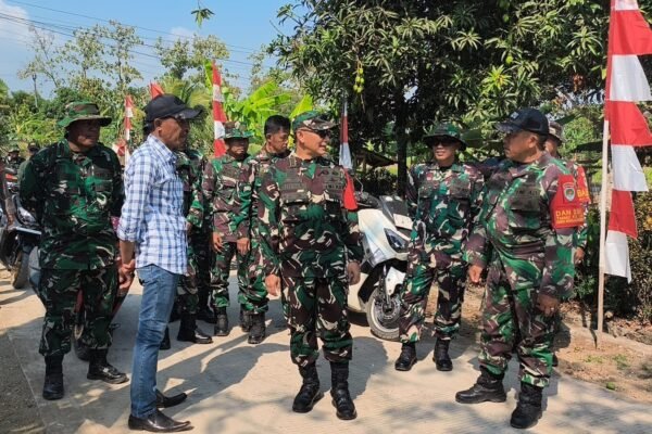 Kunjungan Danrem 063/SGJ ke Lokasi TMMD 129 di Cirebon