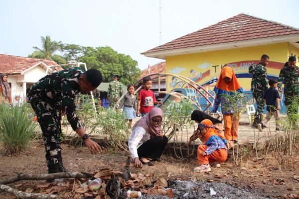 TMMD ke-129: Transformasi Infrastruktur dan Edukasi Anak di Lampung Utara