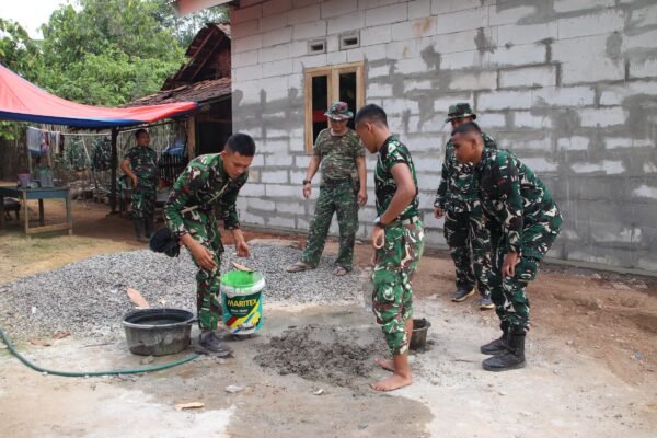 Progres Pesat RTLH TMMD Ke-129, Penyelesaian Rumah Ibu Seri Astuti Dipercepat