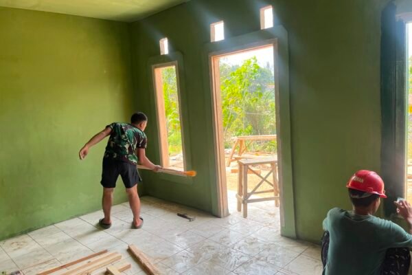 Progres Rutilahu 78,6 Persen, Satgas TMMD Ke-129 Wujudkan Hunian Aman bagi Keluarga Bapak Gilang