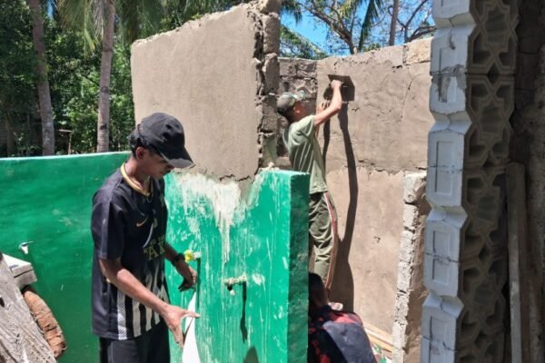 Pekerjaan MCK Masjid di Desa Umbele Lama Dikebut Jelang Penutupan TMMD