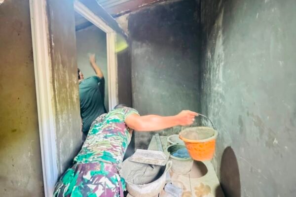 MCK Hampir Rampung, Satgas TMMD Kebut Pekerjaan Demi Kebutuhan Sanitasi Warga