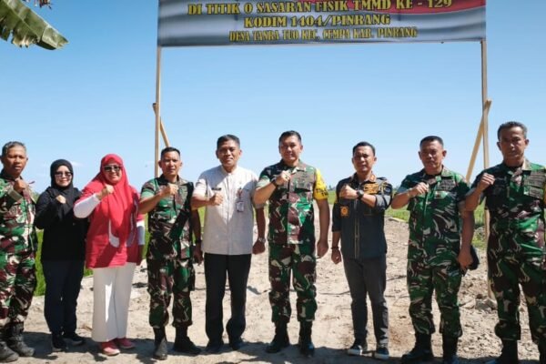 Pastikan TMMD Tepat Sasaran, Marsma TNI Arifaini Nur Dwiyanto Pimpin Wasev TMMD Ke-129 Kodim 1404/Pinrang