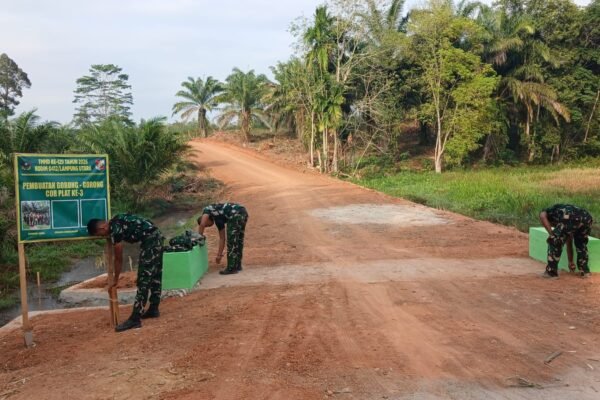 Pembangunan Gorong-Gorong TMMD Ke-129 Selesai 100 Persen