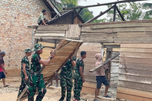 TMMD ke-130 TNI Mewujudkan Hunian Aman bagi Warga Blambangan Umpu