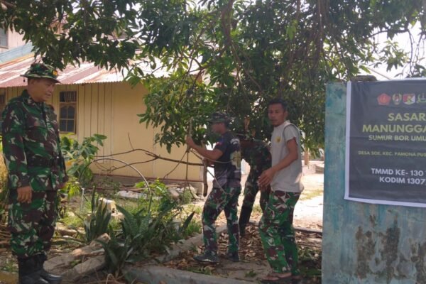 Tim TNI TMMD Poso Laksanakan Persiapan Awal Proyek Air di Desa Soe