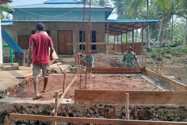 Pemasangan Mal Sloof Bak Wudhu di Kacepi Tuntut Teliti dari Satgas TMMD
