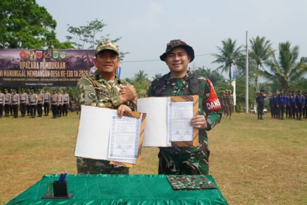 TMMD ke-130 Resmi Dibuka, Bupati Luwu Timur Ajak Warga Ciptakan Kemandirian