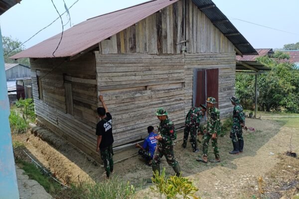 TMMD Reguler ke-130 TNI Mulai Rehabilitasi Rumah Milik Jenifer Tokutende