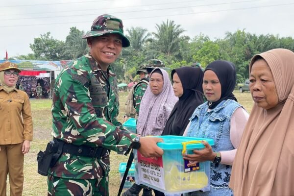 Kodim 0427/Way Kanan Dukung Masyarakat Gunung Sangkaran Melalui Kegiatan Sosial