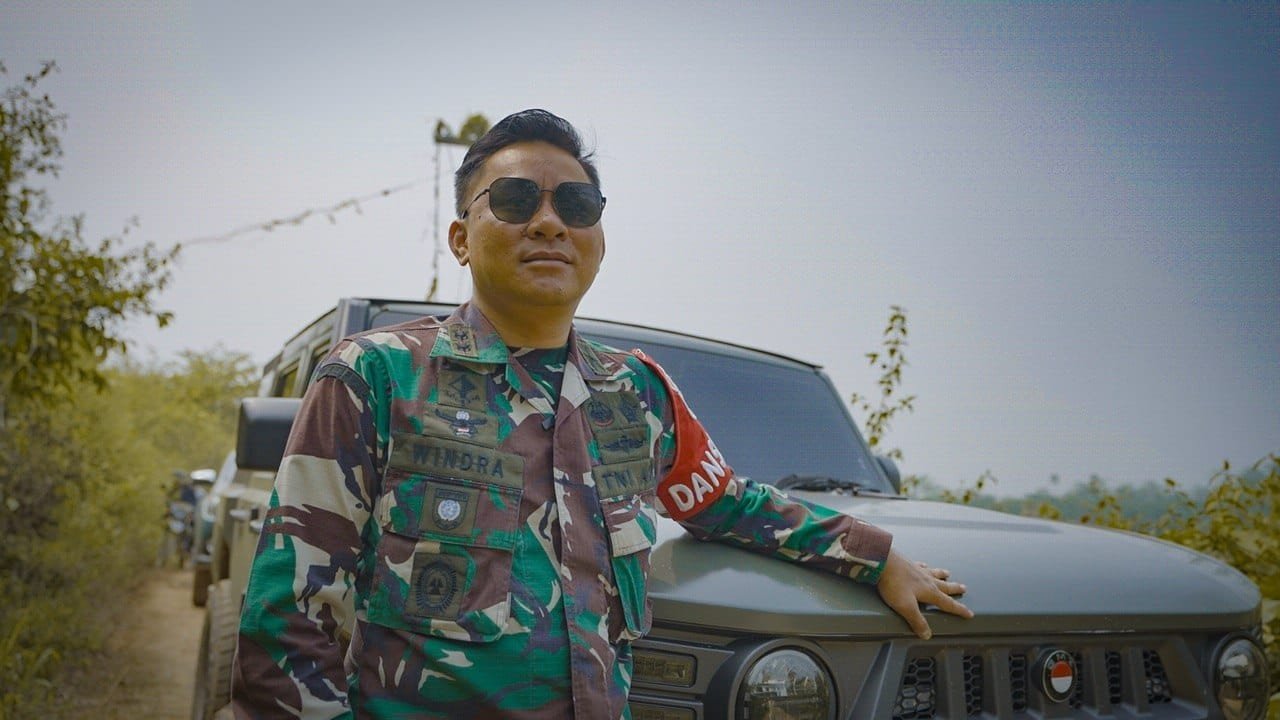 Letkol Windra Tinjau Proyek Pembangunan TMMD Meski Hadapi Medan Menantang