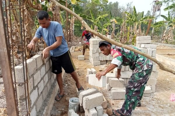Satgas TMMD ke-130 Gelar Aksi Sosial untuk Wujudkan RTLH yang Layak