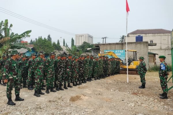Sinergi Satgas TMMD ke-130 Dimulai dengan Apel Pagi di Tigaraksa