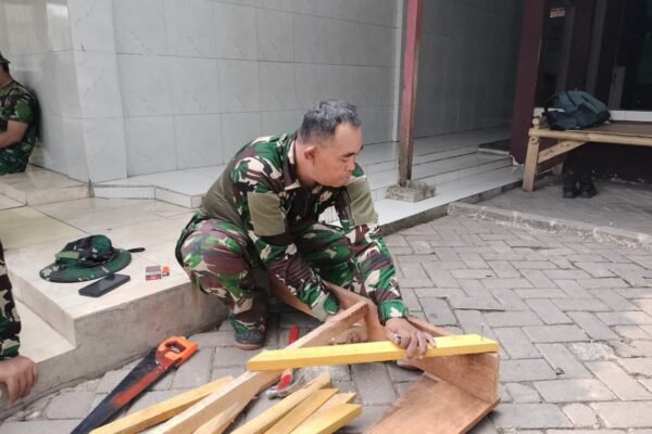 Optimalkan Pembangunan, Satgas TMMD Kodim 0510 Siapkan Alat Pendukung Secara Bersama