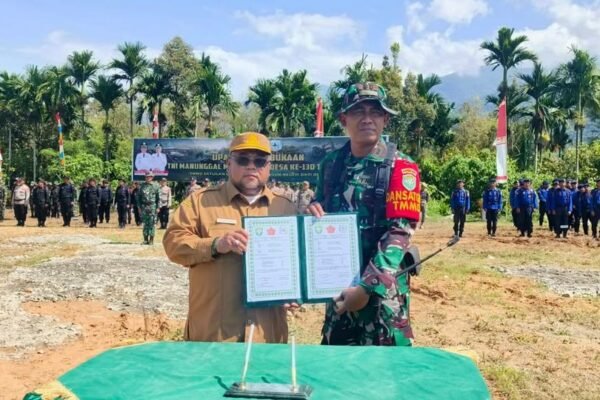 Sekda Agara Resmikan TMMD 130, Memperkuat Kemitraan TNI dan Masyarakat Desa