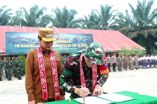TMMD ke-130 Perkuat Infrastruktur dan Lingkungan di Desa Amboyo Selatan