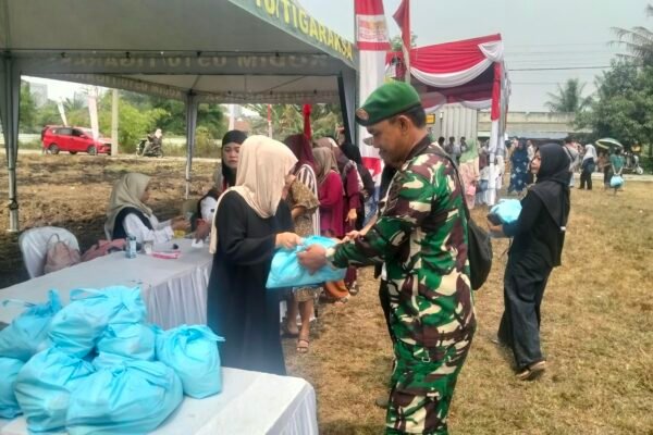 Paket Pangan Terjangkau Menjadi Sorotan di Pembukaan TMMD ke-130 di Tangerang